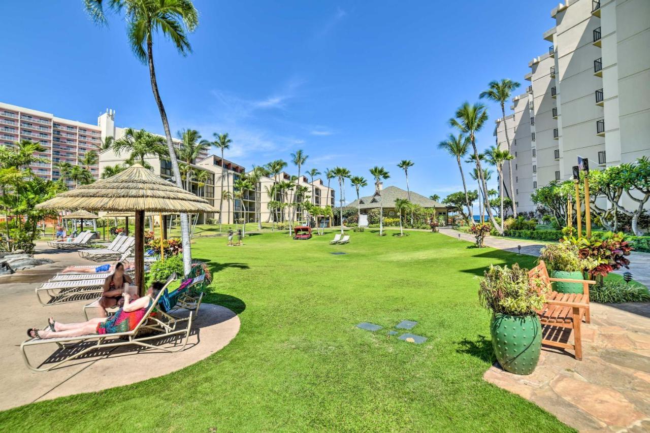 Cute Beachfront Condo With Lanai And Resort Pools Kahana Eksteriør billede