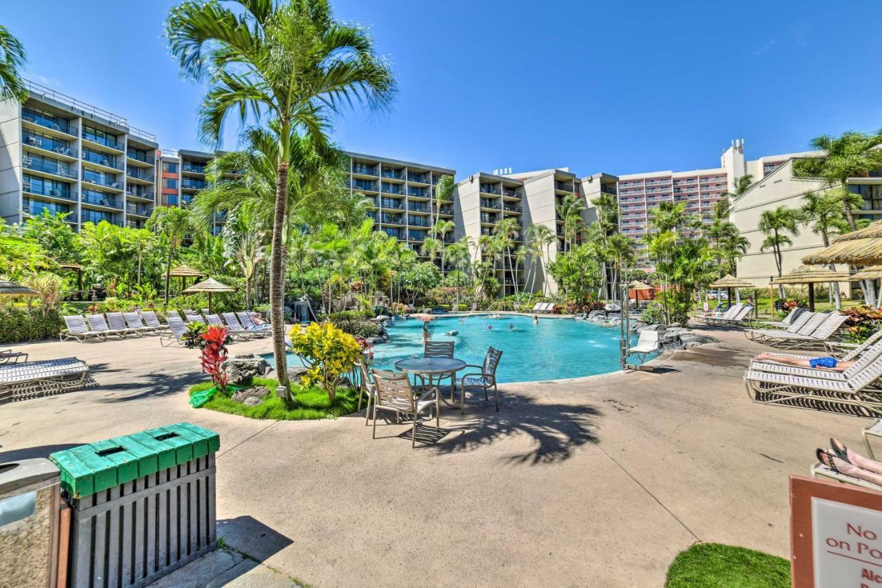 Cute Beachfront Condo With Lanai And Resort Pools Kahana Eksteriør billede